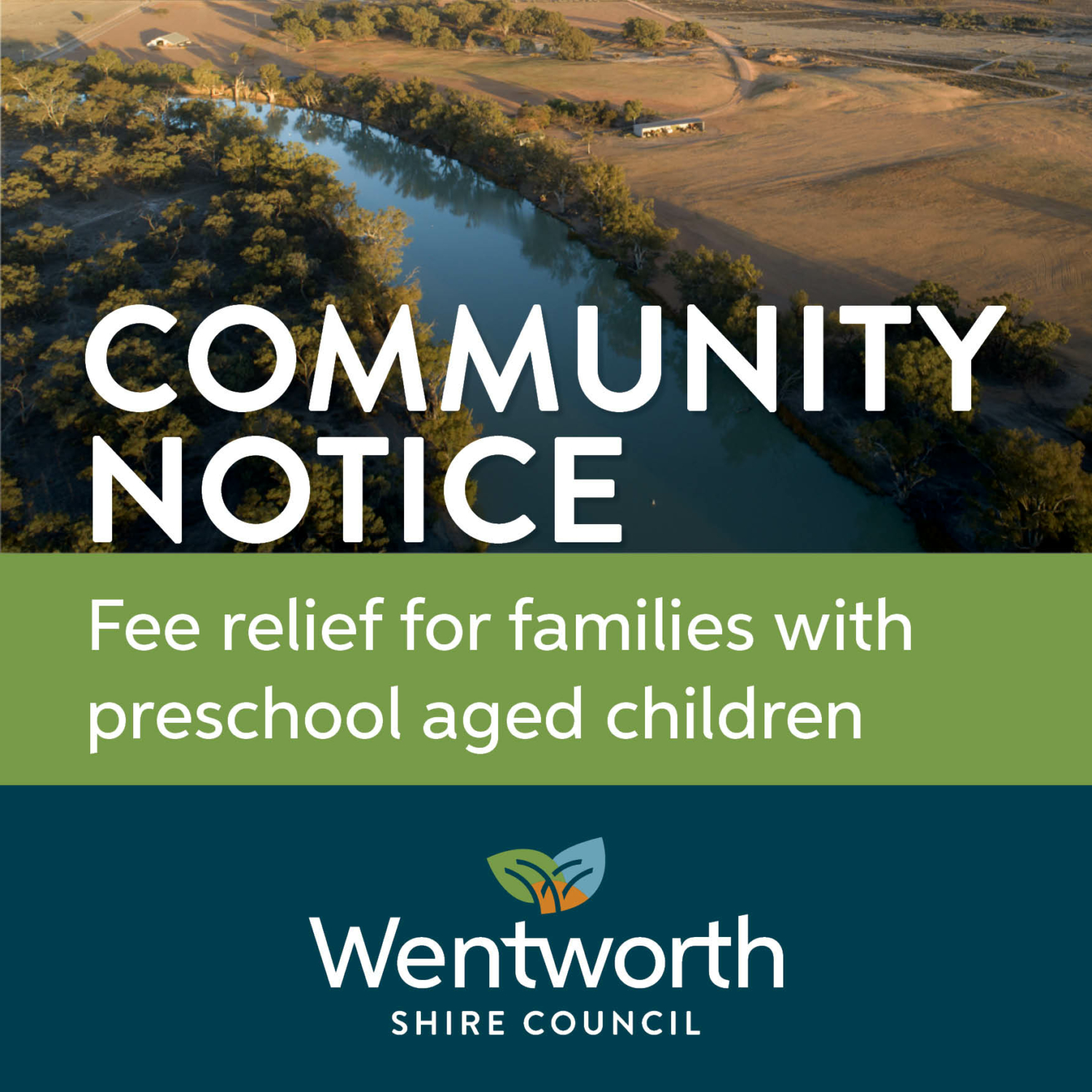 Fee relief for families with preschool aged children in long day care and community and mobile