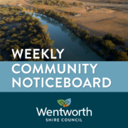 Weekly community noticeboard