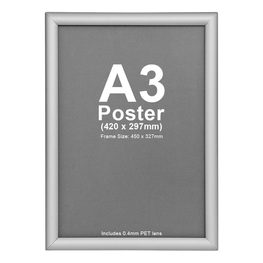A3 Snap Frame (Silver)